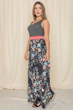 Load image into Gallery viewer, Sleeveless Floral Band Maxi Dress
