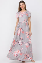 Load image into Gallery viewer, Vintage Floral Maxi Dress With Pockets
