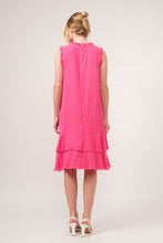Load image into Gallery viewer, The Jodie Washed Fringe Detail Tiered Dress
