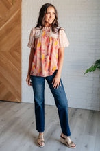 Load image into Gallery viewer, Day Dreamer Mixed Floral Top in Mauve
