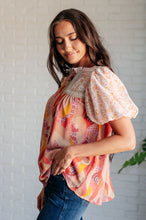 Load image into Gallery viewer, Day Dreamer Mixed Floral Top in Mauve
