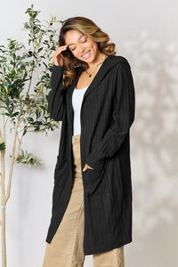 The Lily Hooded Sweater Cardigan
