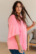 Load image into Gallery viewer, The Shea Blouse in Neon Pink
