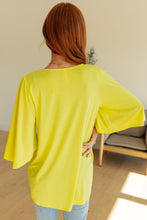 Load image into Gallery viewer, The Shea Blouse in Neon Yellow
