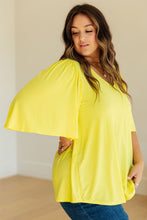 Load image into Gallery viewer, The Shea Blouse in Neon Yellow
