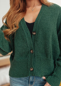Direct Conclusion Green Cardigan