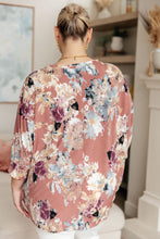 Load image into Gallery viewer, Float On Floral Top in Marsala

