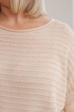 Load image into Gallery viewer, High Tide Oversized Top in Cream
