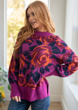 Load image into Gallery viewer, Rosie Posey Floral Sweater
