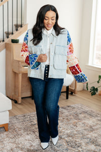 Something Better Knit and Denim Jacket